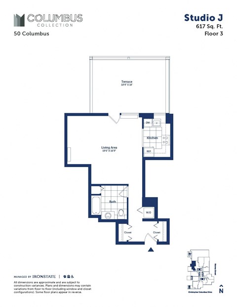 this floor plan is an approximation of a studio 3f floor plan